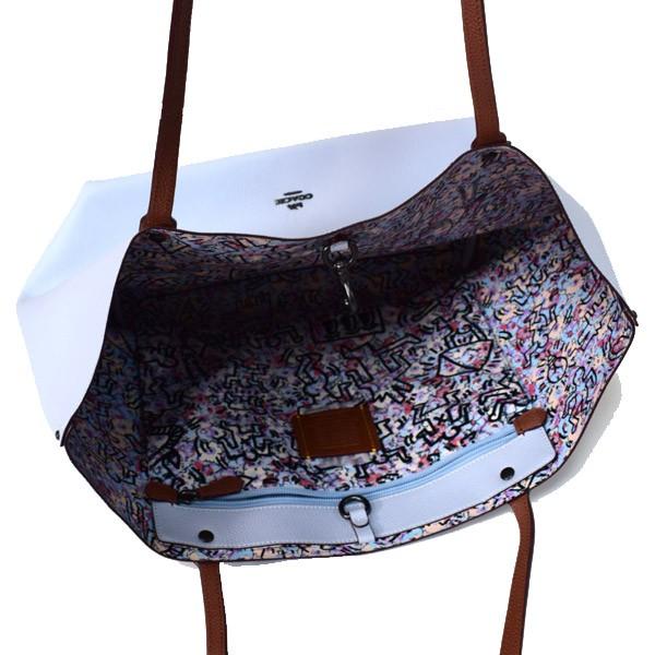 コーチ バッグ COACH ペブルレザー キースヘリング コラボ パッチ 