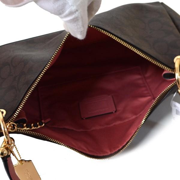 Aiu COACH シグネチャー ワンショルダーバッグ キャンバス COACH コーチ バッグ ラグジュアリー コーティング キャンパス