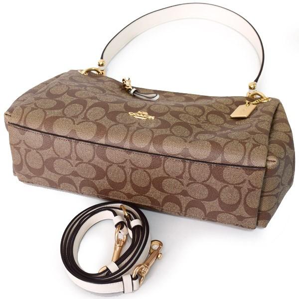 コーチ バッグ COACH ラグジュアリー コーティング キャンパス レザー ...