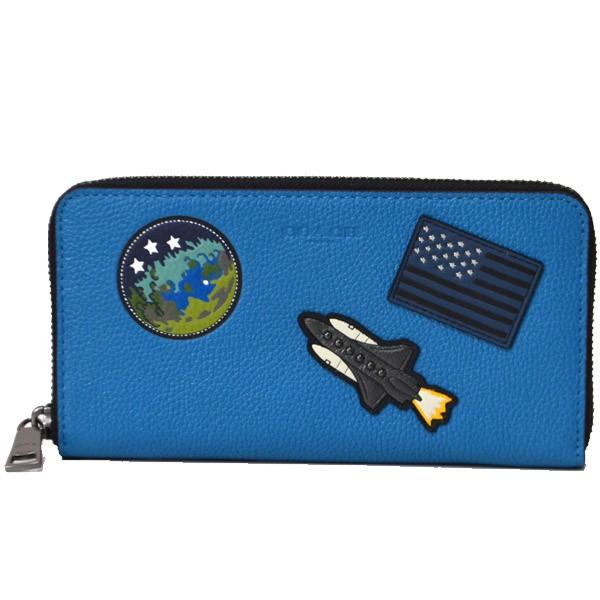 COACH スペース　長財布 宇宙モチーフ ラウンドファスナー COACH（コーチ） メンズ小物 レザー スペース シャトル 宇宙 NASA
