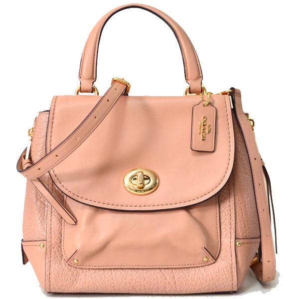 楽天カード分割 コーチ バッグ Coach レザー 3way ショルダー ハンドバッグ バックパック ヌードピンク 交換無料 Kuljic Com