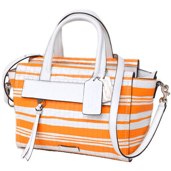 【極美品】コーチ ドット エンボスド レザー ミニ サッチェル 2way サドル コーチ ドット エンボスド レザー ミニ サッチェル 2way サドル