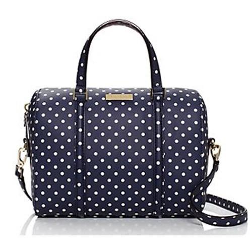 ケイトスペード バッグ katespade ドット 2way ショルダー バッグ ネイビー×クリーム 3104｜pike-st