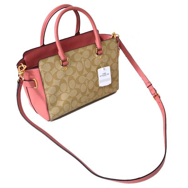 COACH（コーチ） バッグ スワッガー シグネチャー ティーローズ 花柄