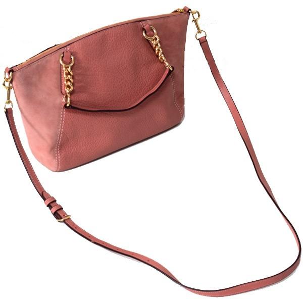 COACH コーチ バッグ レザー スエード ミックス スモール ケルシー  