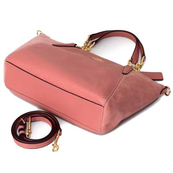 COACH コーチ バッグ レザー スエード ミックス スモール ケルシー  