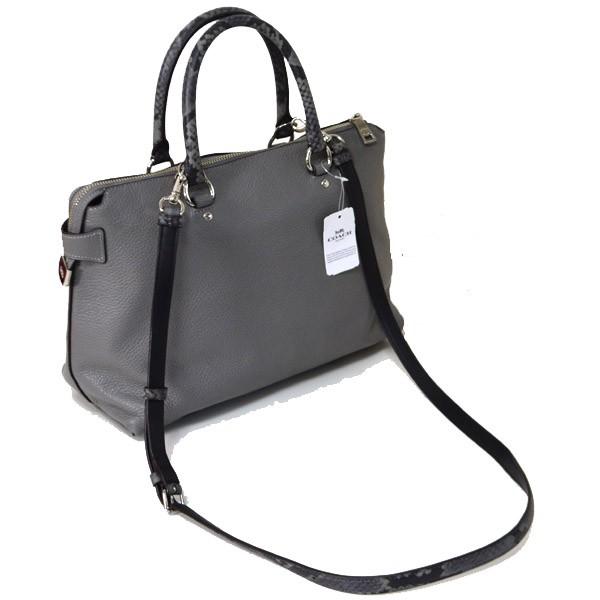 COACH（コーチ） バッグ エマ レザー パイソン柄 2WAY ショルダー