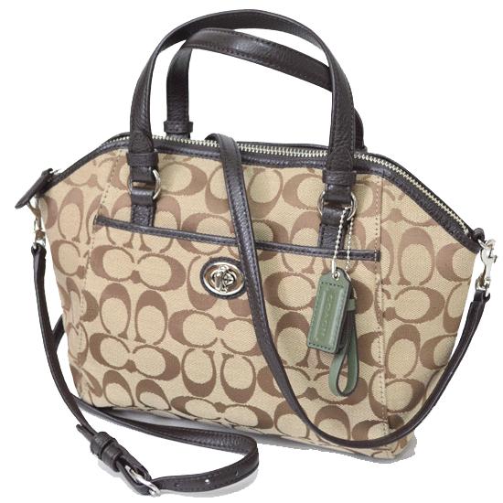 ラウンド コーチ バッグ COACH シグネチャー 2WAY スモール サッチェル マホガニー 31922, 越後新潟 ギフトショップハクシン 7380ad17