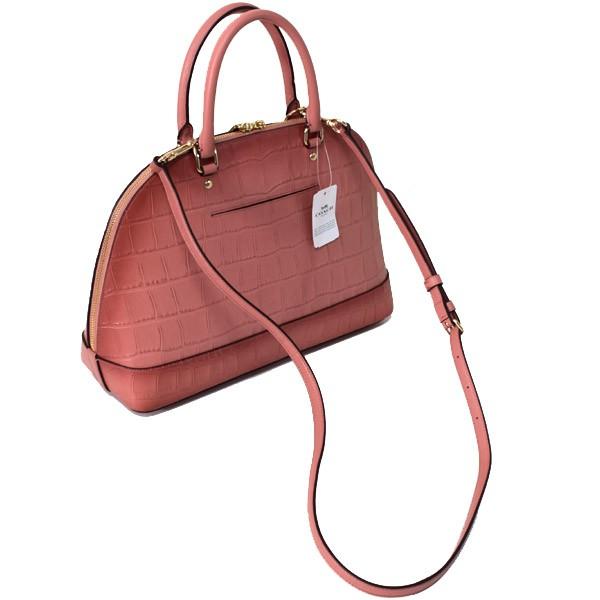 COACH コーチ バッグ バーニッシュド クロコダイルエンボスレザー  