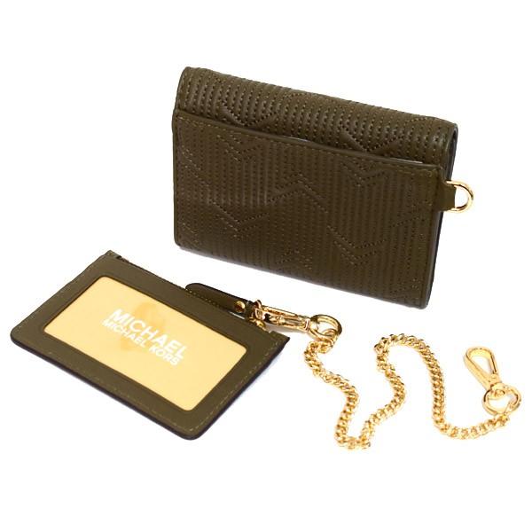MICHAEL KORS マイケルコース 財布 レザー スタッズ スモール チェーン 