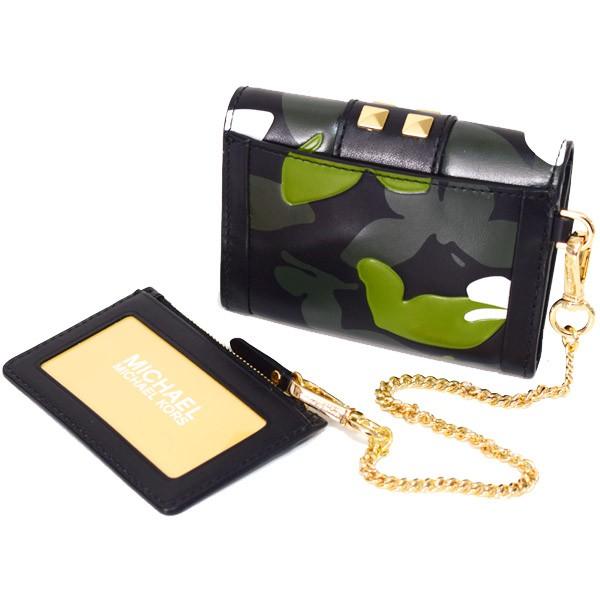 MICHAEL KORS モノグラムショルダーバッグと三つ折り財布2点セット MICHAEL KORS（マイケルコース） 財布 カーフレザー バタフライ