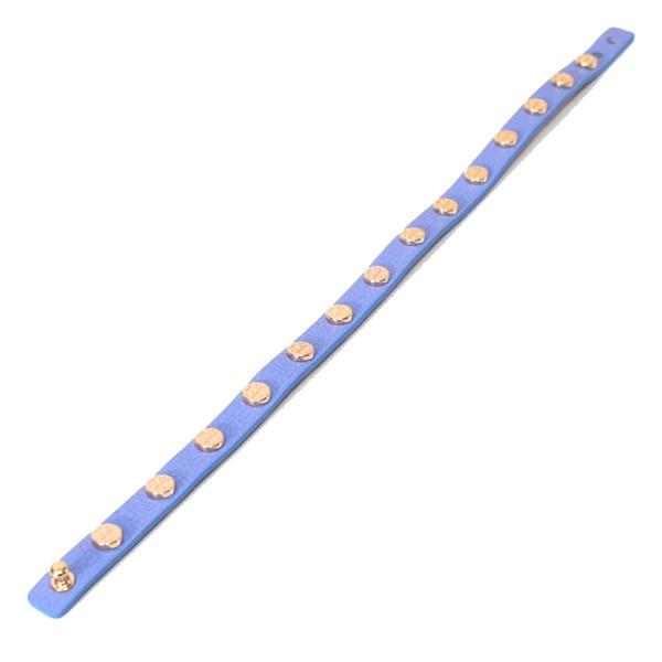 TORY BURCH トリーバーチ ジュエリー レザー ダブル ラップ ロゴ