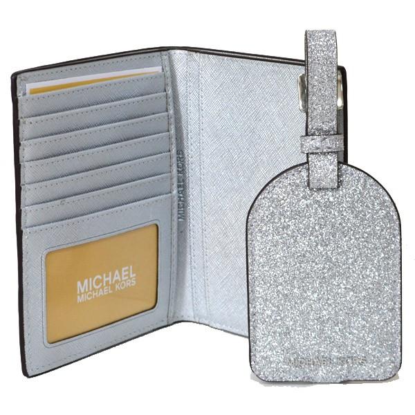 MICHAEL KORS マイケルコース 小物 グリッターラメ レザー 二