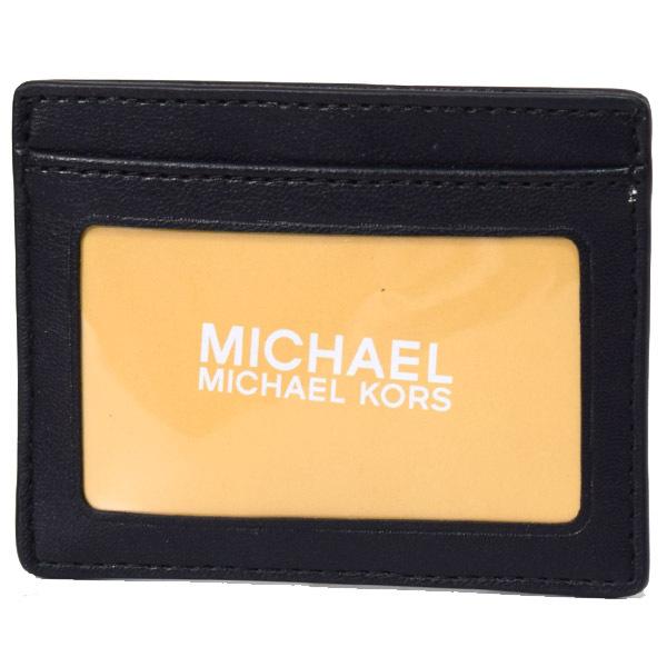 マイケルコース カードケース MICHAEL KORS レザー キルティング カードホルダー カードケース 名刺入れ 定期入れ パスケース ブラック  35F0STVD3U