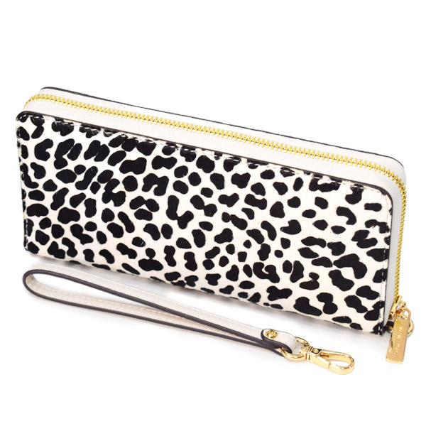 MICHAEL KORS マイケルコース 長財布 MK ヘアカーフレザー MICHAEL KORS マイケルコース 長財布 MK ヘアカーフレザー
