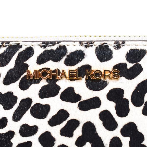 MICHAEL KORS マイケルコース 長財布 MK ヘアカーフレザー MICHAEL KORS マイケルコース 長財布 MK ヘアカーフレザー