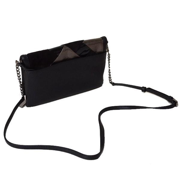 マイケルコース バッグ MICHAEL KORS パッチワーク レザー スリム メッセンジャー 2WAY ショルダー クラッチ バッグ ブラック 35F6TPWM1M MICHAEL KORS（マイケルコース） バッグ パッチワーク レザー スリム