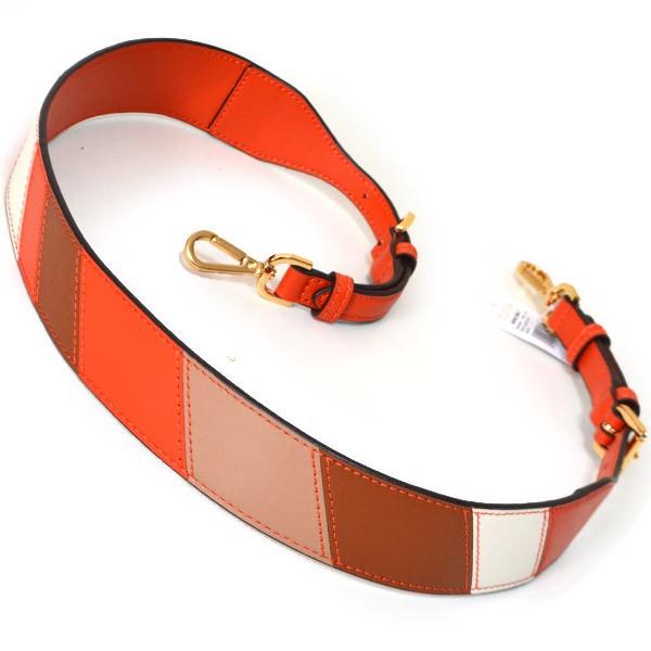 マイケルコース ギターストラップ MICHAEL KORS レザー ストライプ ギター ストラップ オレンジマルチ 35F8GG9N3R MICHAEL KORS（マイケルコース） ギターストラップ レザー ストライプ