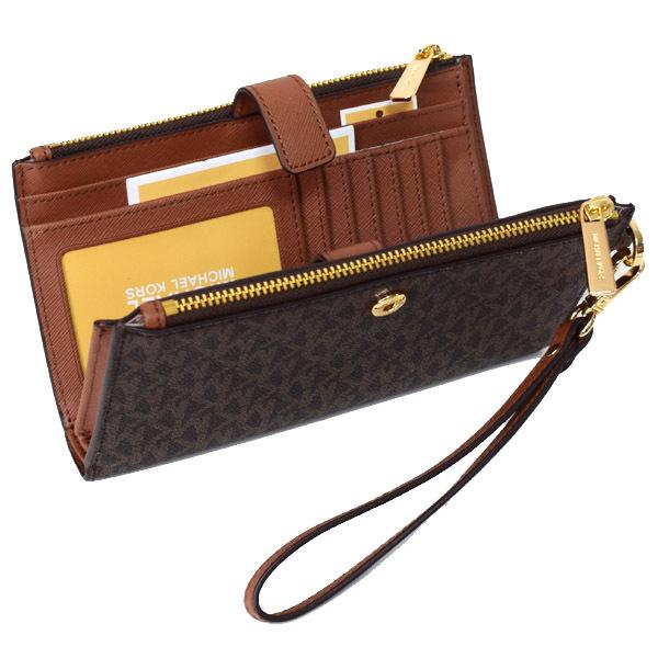 MICHAEL KORS（マイケルコース） 財布 レザー モノグラム ダブルジップ 