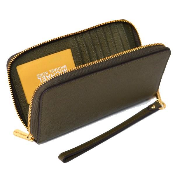 マイケルコース 長財布 MICHAEL KORS レザー ジップ アラウンド リスト