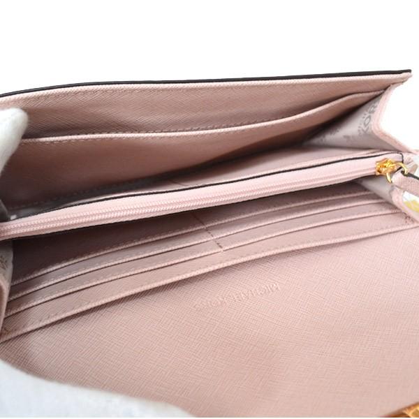 【新品】MICHAEL KORS マイケルコース 長財布 ピンク スタッズ MICHAEL KORS（マイケルコース） 長財布 コーティング レザー スタッズ