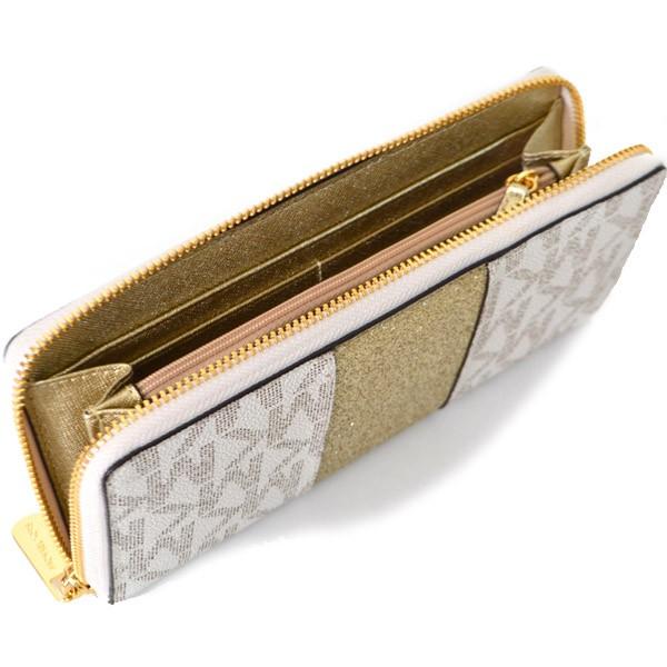 MICHAEL KORS マイケルコース 財布 MK コーティングキャンパス レザー  