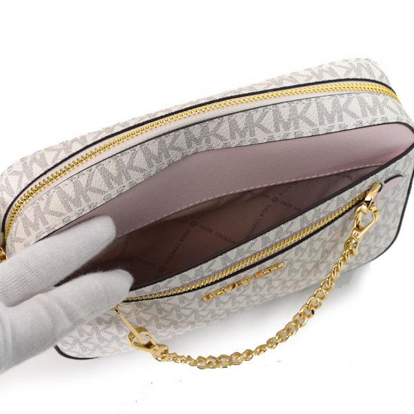 マイケルコース バッグ MICHAEL KORS PVC レザー モノグラム イースト ウエスト チェーン 斜めがけ ショルダーバッグ ブラウン 35S1GTTC9B MICHAEL KORS（マイケルコース） バッグ MICHAEL KORS PVC レザー