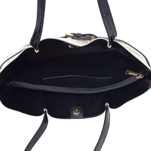 マイケルコース バッグ MICHAEL KORS キャンバス レザー クロコダイル  