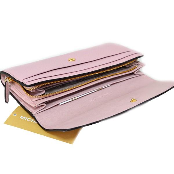 MICHAEL KORS（マイケルコース） 長財布 レザー スリム フラップ 二 