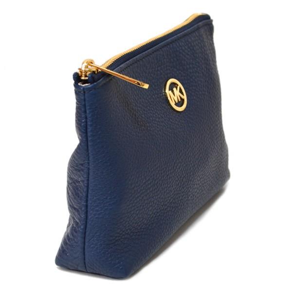 MICHAEL KORS マイケルコース コスメポーチ レザー トラベル