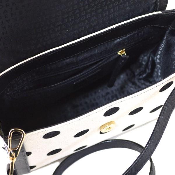 ケイトスペード バッグ　katespade レザー ドット バイカラー 2way 斜めがけ ショルダー バッグ ブラックマルチ 3639｜pike-st｜04