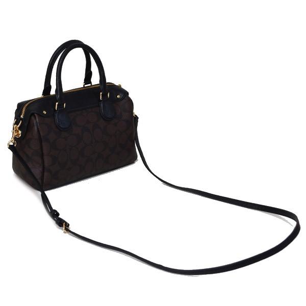 コーチ バッグ COACH シグネチャー ミニ サッチェル 2WAY ボストン