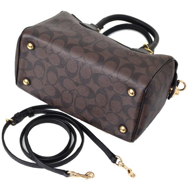 コーチ バッグ COACH シグネチャー ミニ サッチェル 2WAY ボストン