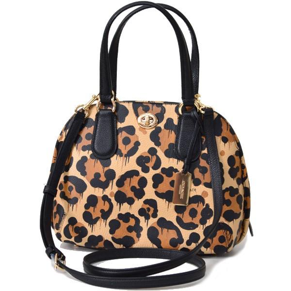 コーチ バッグ COACH オセロット レオパード プリンス ストリート ミニ  