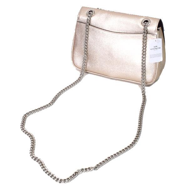 COACH（コーチ） バッグ メタリッククロスグレインレザー キャシディ