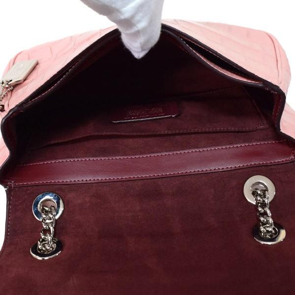 COACH（コーチ） バッグ レザー クロコダイル 型押し ターンロック