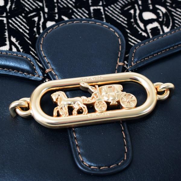 COACH（コーチ） バッグ ペブルレザー クロコ エンボスレザー フロック
