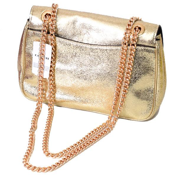 COACH（コーチ） バッグ クリンクル メタリックレザー キャシディ