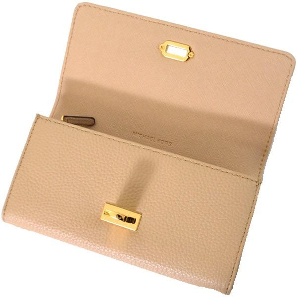 MICHAEL KORS マイケルコース 長財布 ターンロック レザー 二 MICHAEL KORS マイケルコース 長財布 ターンロック レザー 二