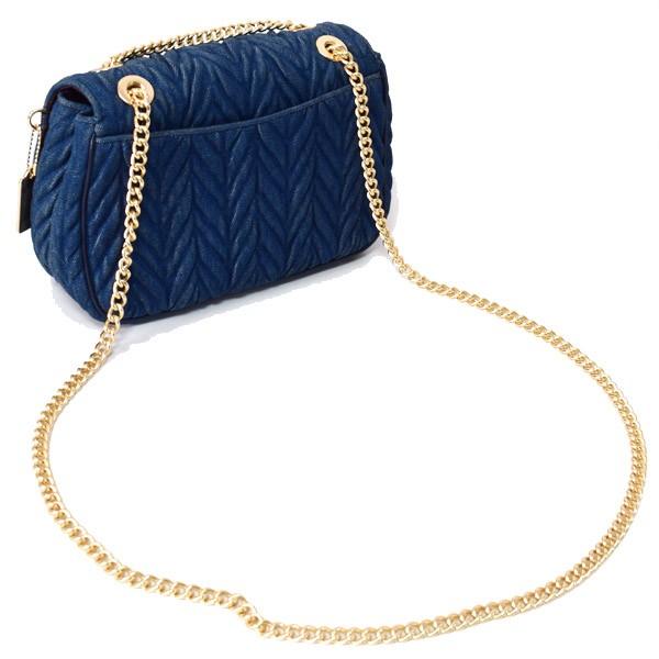 COACH（コーチ） バッグ デニム スムースレザー キルティング