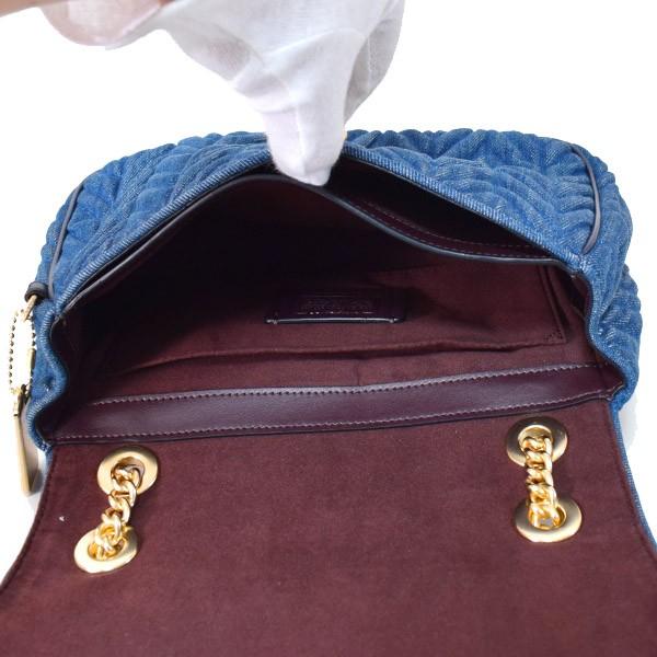 COACH（コーチ） バッグ デニム スムースレザー キルティング