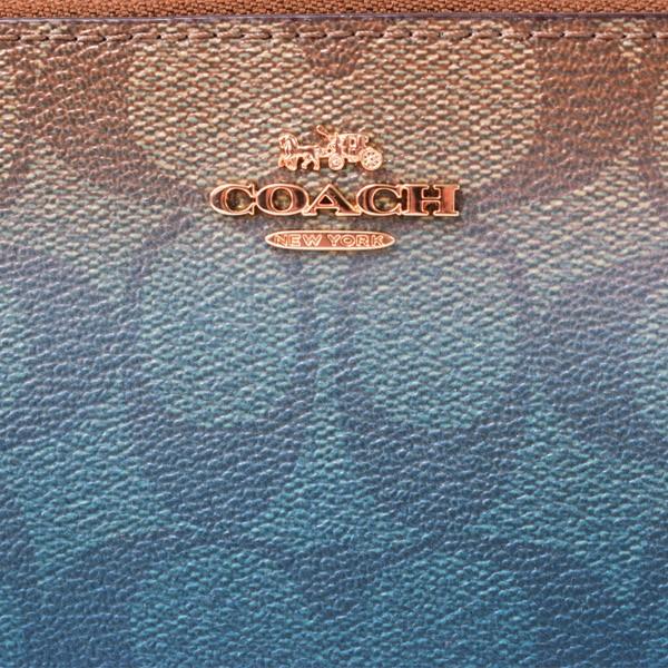 COACH（コーチ） 長財布 コーティングキャンバス レザー シグネチャー