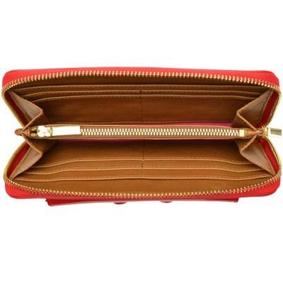 トリーバーチ 長財布 TORY BURCH パテントレザー リボン ジップ