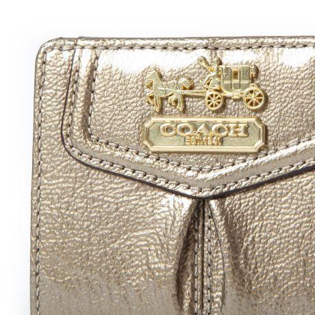 COACH（コーチ） 財布 マディソン パンテント レザー スモール