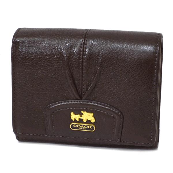 COACH（コーチ） 財布 マディソン レザー ミディアム フラップ 二