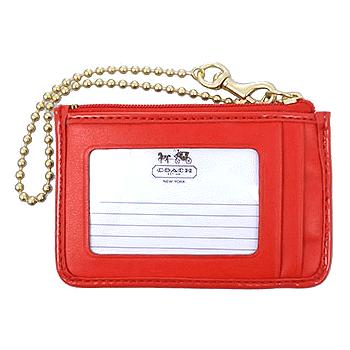 COACH（コーチ） 小銭入れ ポピー フローラル スカーフ IDスキニー