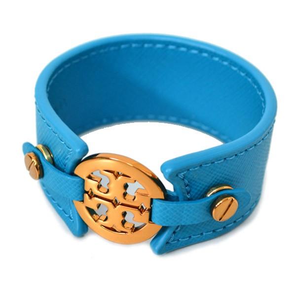TORY BURCH（トリーバーチ） ジュエリー レザー ロゴブレス ワイド
