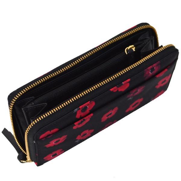 【未使用品】ケイトスペード 長財布 ラウンドファスナー ナイロン 花柄 kate spade NEW YORK（ケイト・スペード ニューヨーク） ケイト