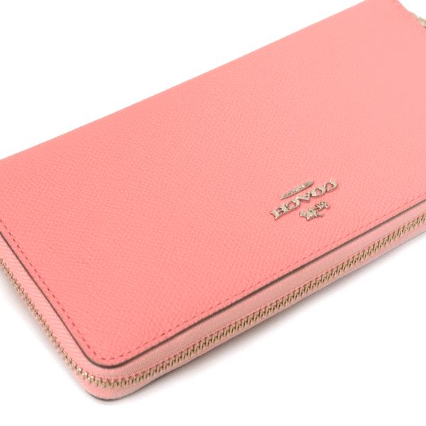 COACH（コーチ） 長財布 エンボスド テクスチャード レザー 