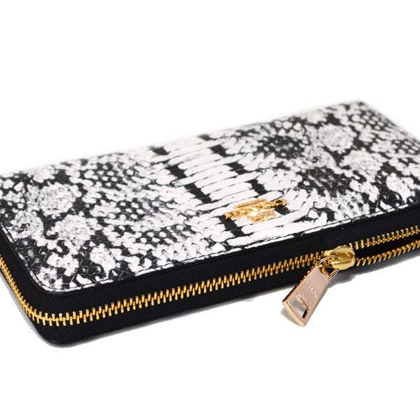 COACH（コーチ） 長財布 パイソン エンボスド レザー アコーディオン